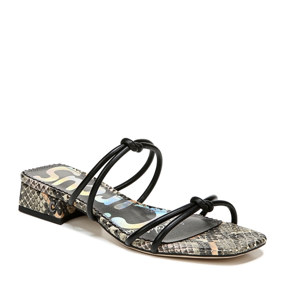 Circus by Sam Edelman Snake Print Heel Sandals Size 8 - Picture 1 of 9